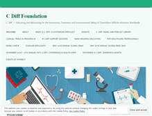 Tablet Screenshot of cdifffoundation.org